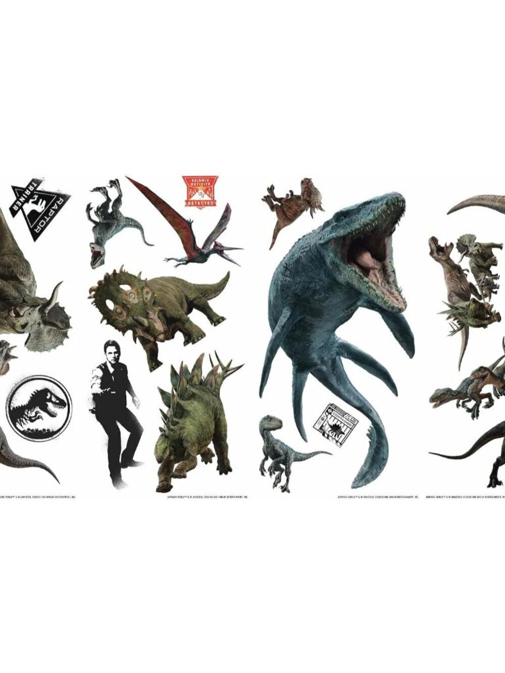 Fallen Kingdom Peel and Stick Wall Decals by RoomMates,